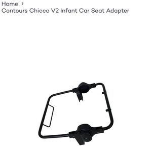 Contours Chicco V2 Infant Car Seat Adapter in Black